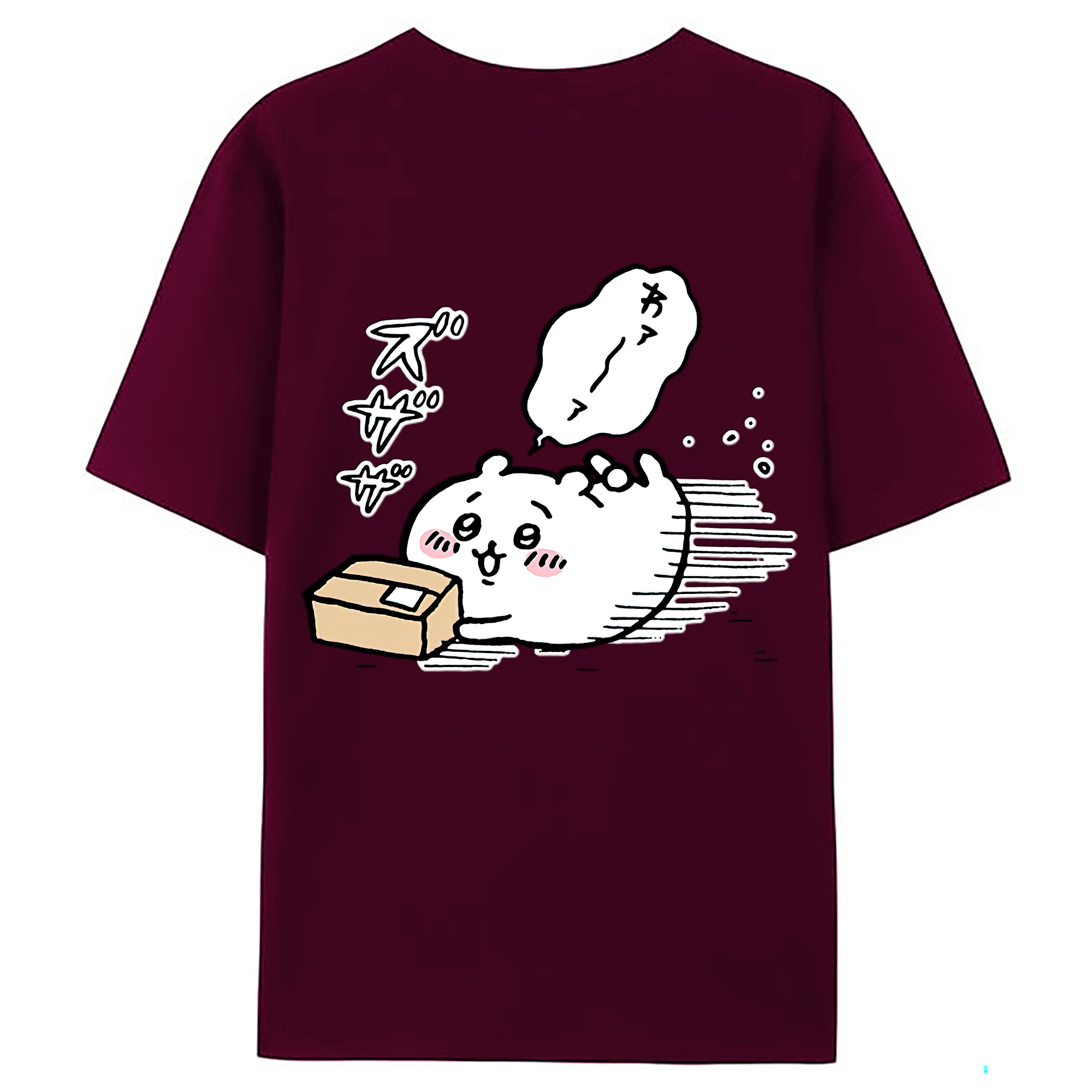 （画像用） ちいかわ ちいかわ Chii-kawa chiikawa レディース半袖Tシャツ(バックプリント)